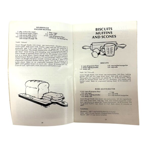 Sunbeam Mixmaster Stand Mixer MMA MMB Recipe Book Manual 1975 NOT a Reprint - Picture 4 of 5
